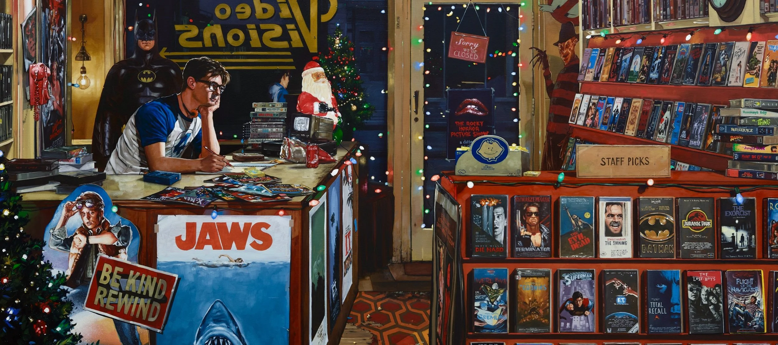 The Video Store — William Rochfort Art