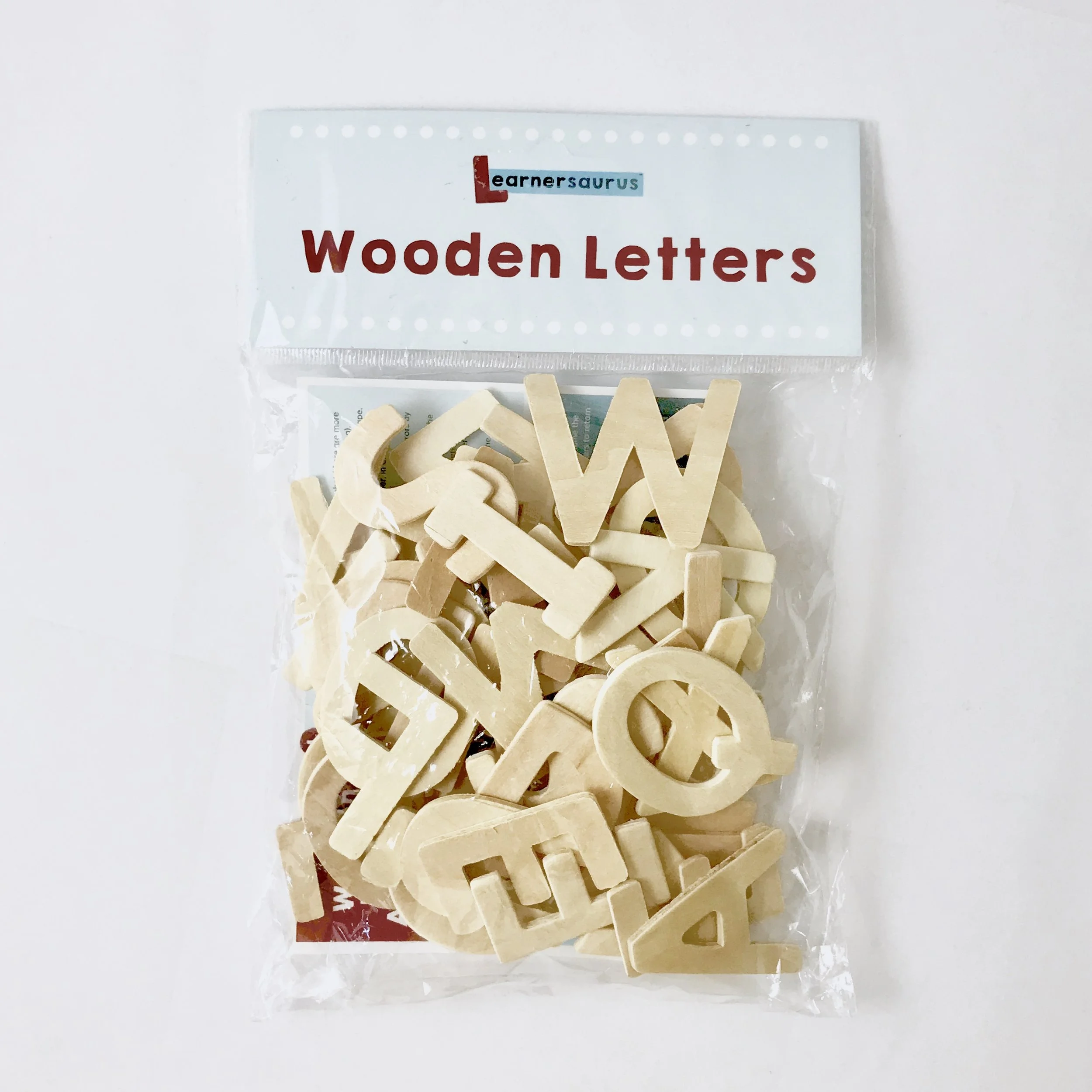 Capital Wooden Letters pack