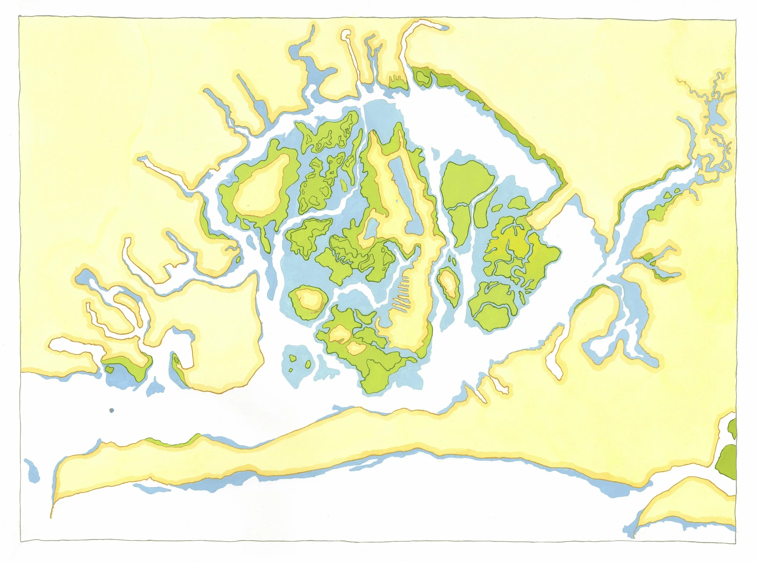 Jamaica Bay Fishing Map