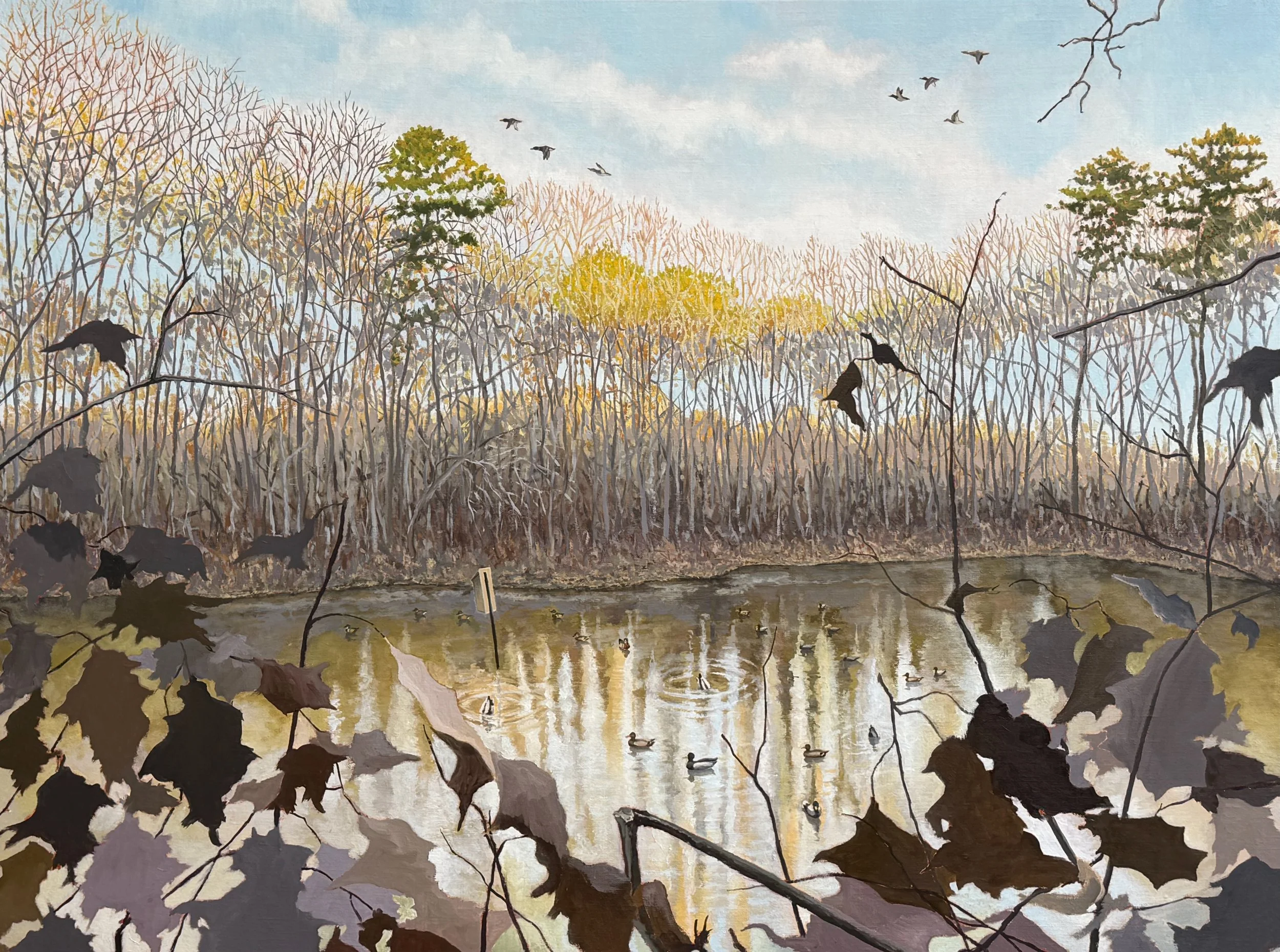 Anticipation (view from the South Blind) |

Oil on linen over panel |

24" x 32" | 

2026