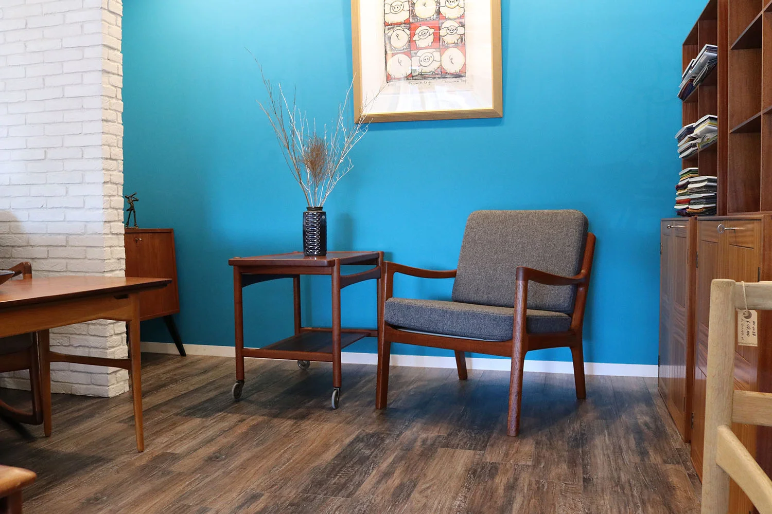 Ole Wanscher Senator Chair model 166 CADO 張り替え完了 北欧家具 名古屋