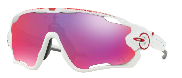 Oakley Jawbreaker Polished White Prizm Road — King Sunglass