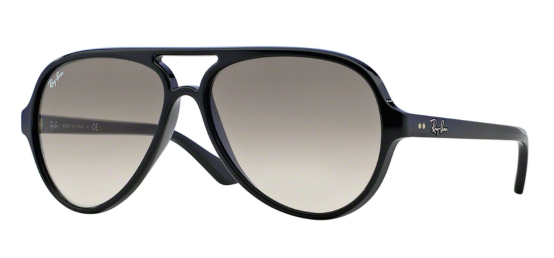Ray Ban Cats 5000 4125 601:32 59-13 Black - Crystal Grey Gradient.png