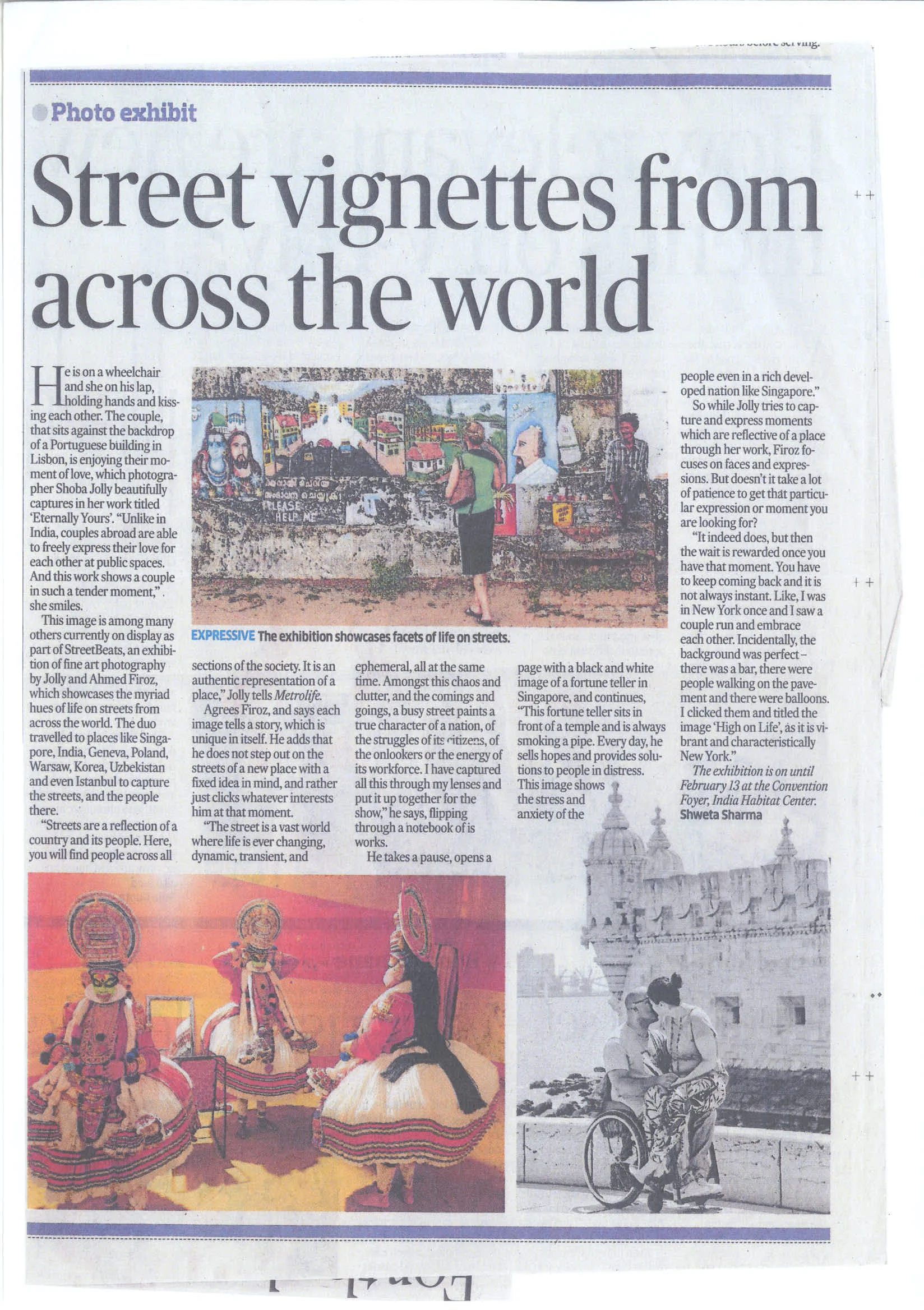 'Street Beats' Coverage in The Hindustan Times Newspaper