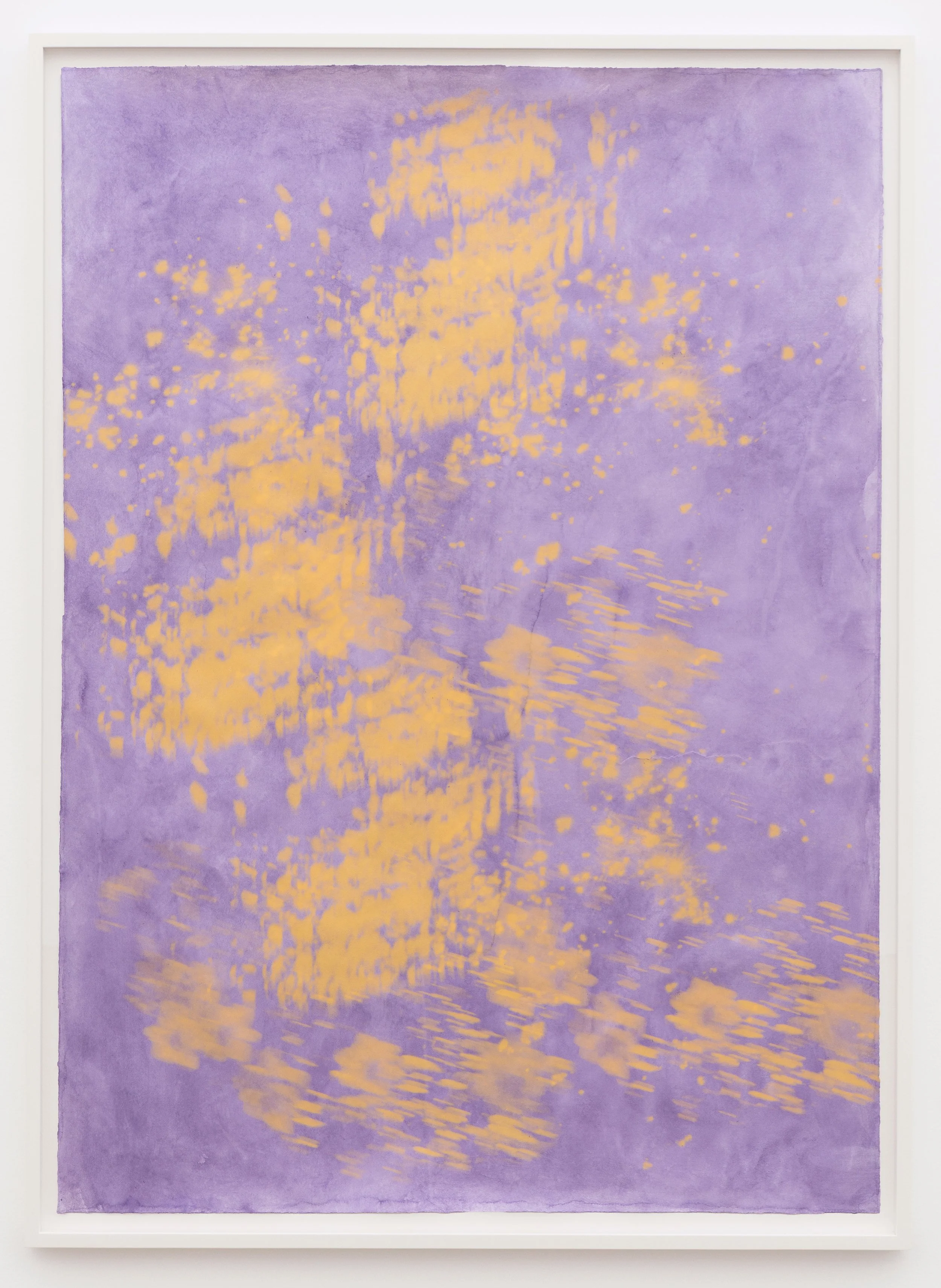   Hidden Things ,   2026, Acrylic ink on accadamia paper, unique acrylic screenprint, 175 × 125 cm 