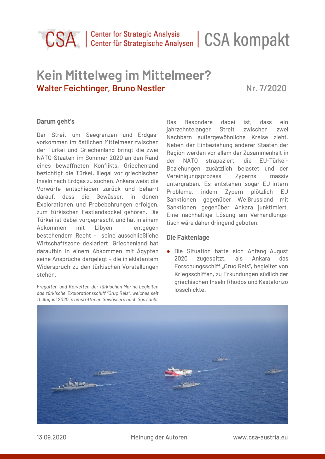 Kein Mittelweg im Mittelmeer?