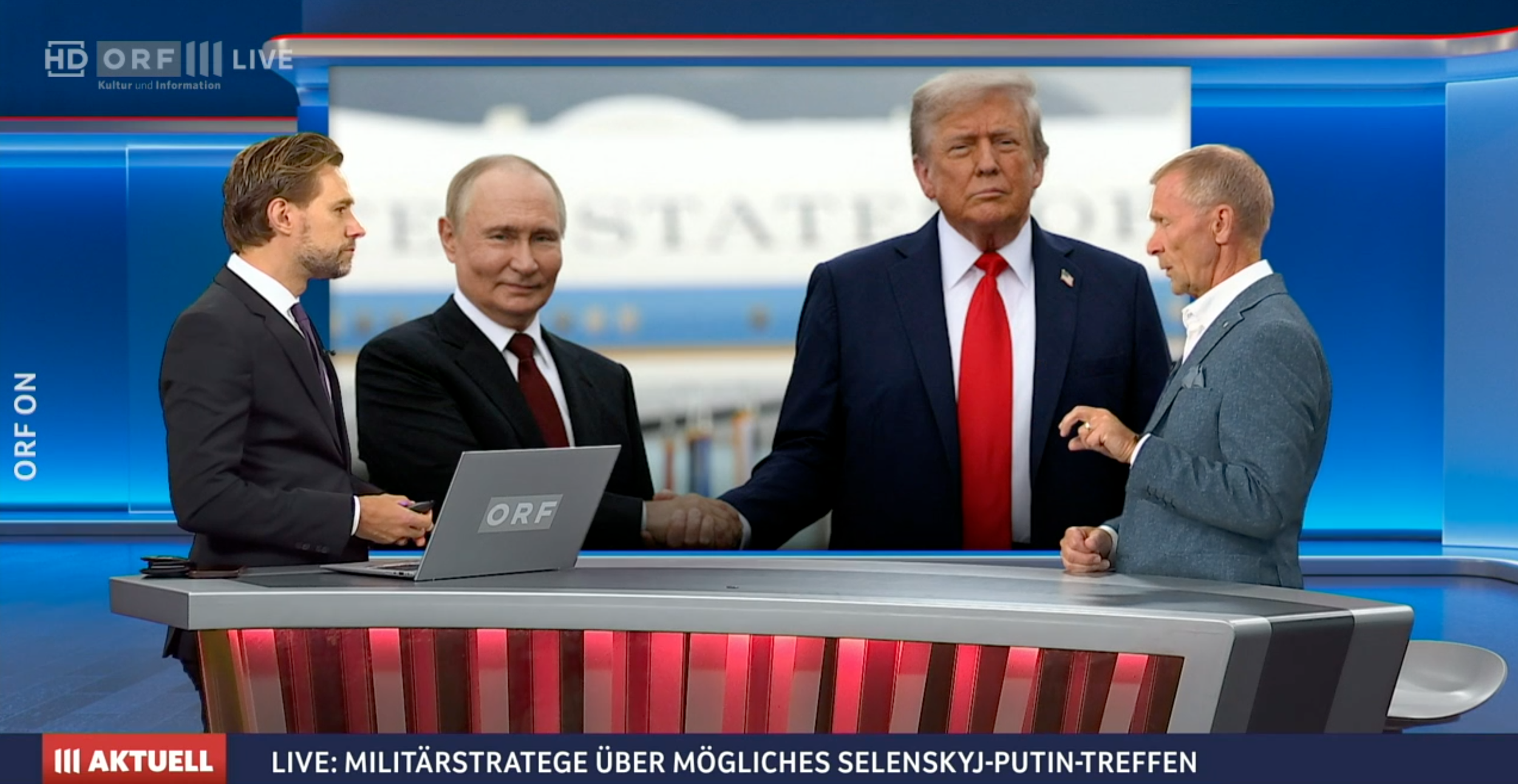 Feichtinger in ORFIII zu den Trump/Putin-Gesprächen