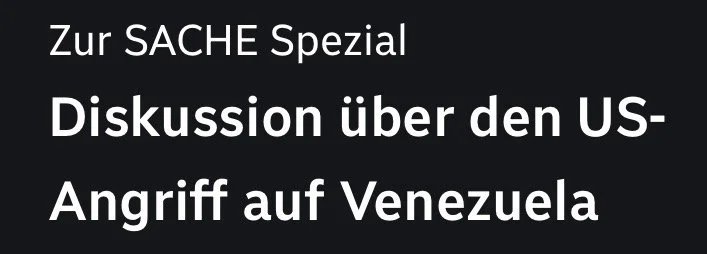 Feichtinger über den US-Angriff auf Venezuela