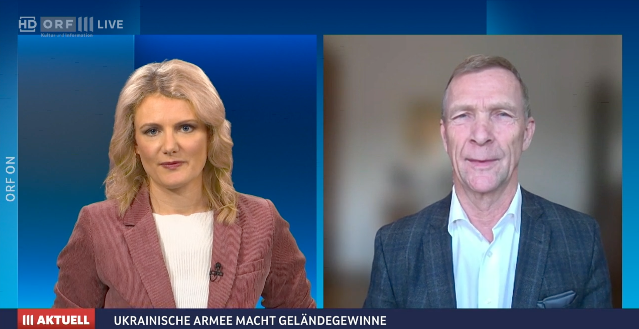 Feichtinger in ORFIII zur Ukraine