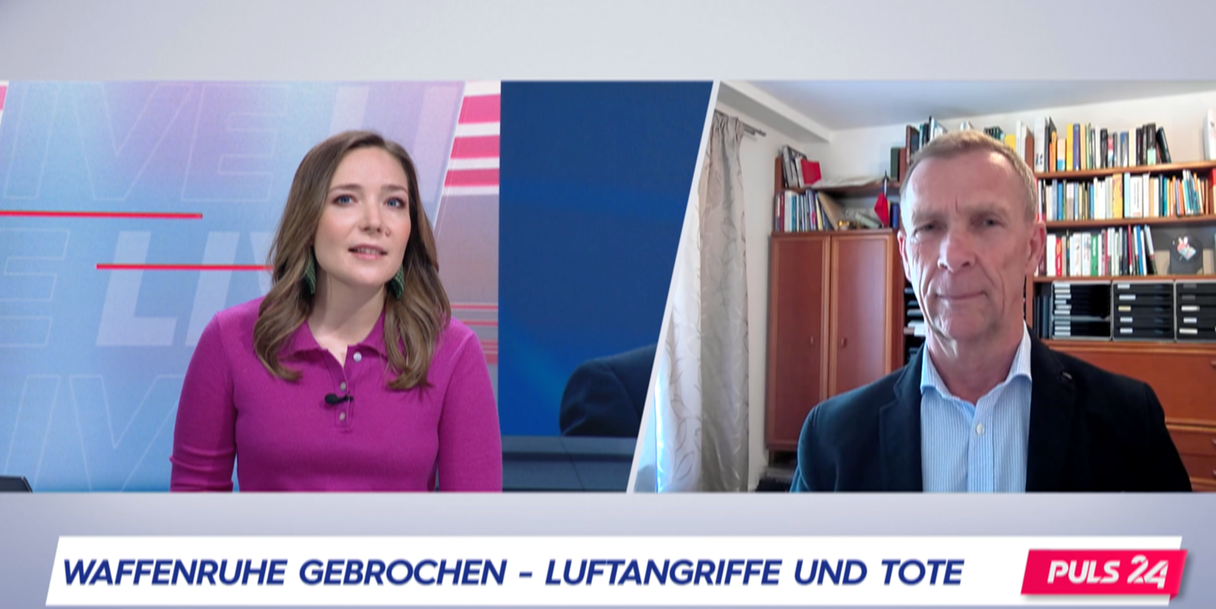 Puls24: Feichtinger zu den Waffenstillstandsbrüchen