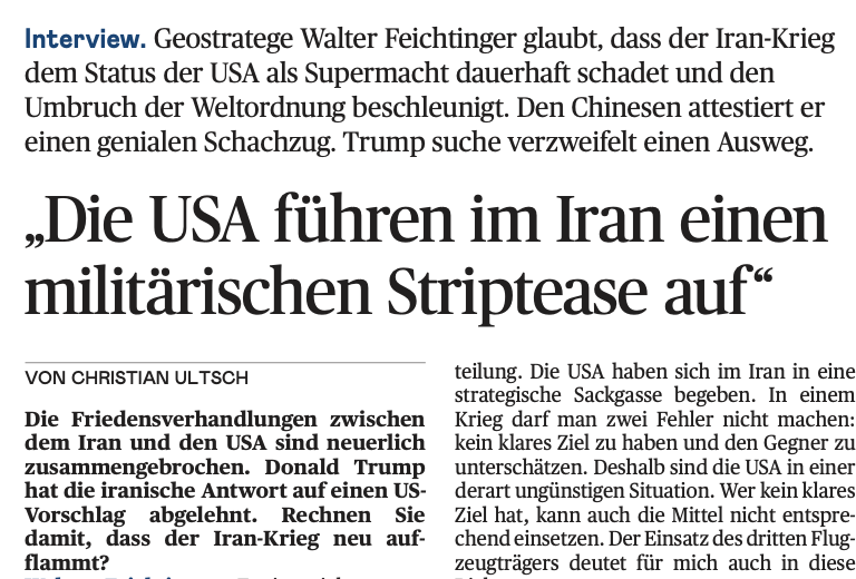 Die Presse: Iran-Krieg