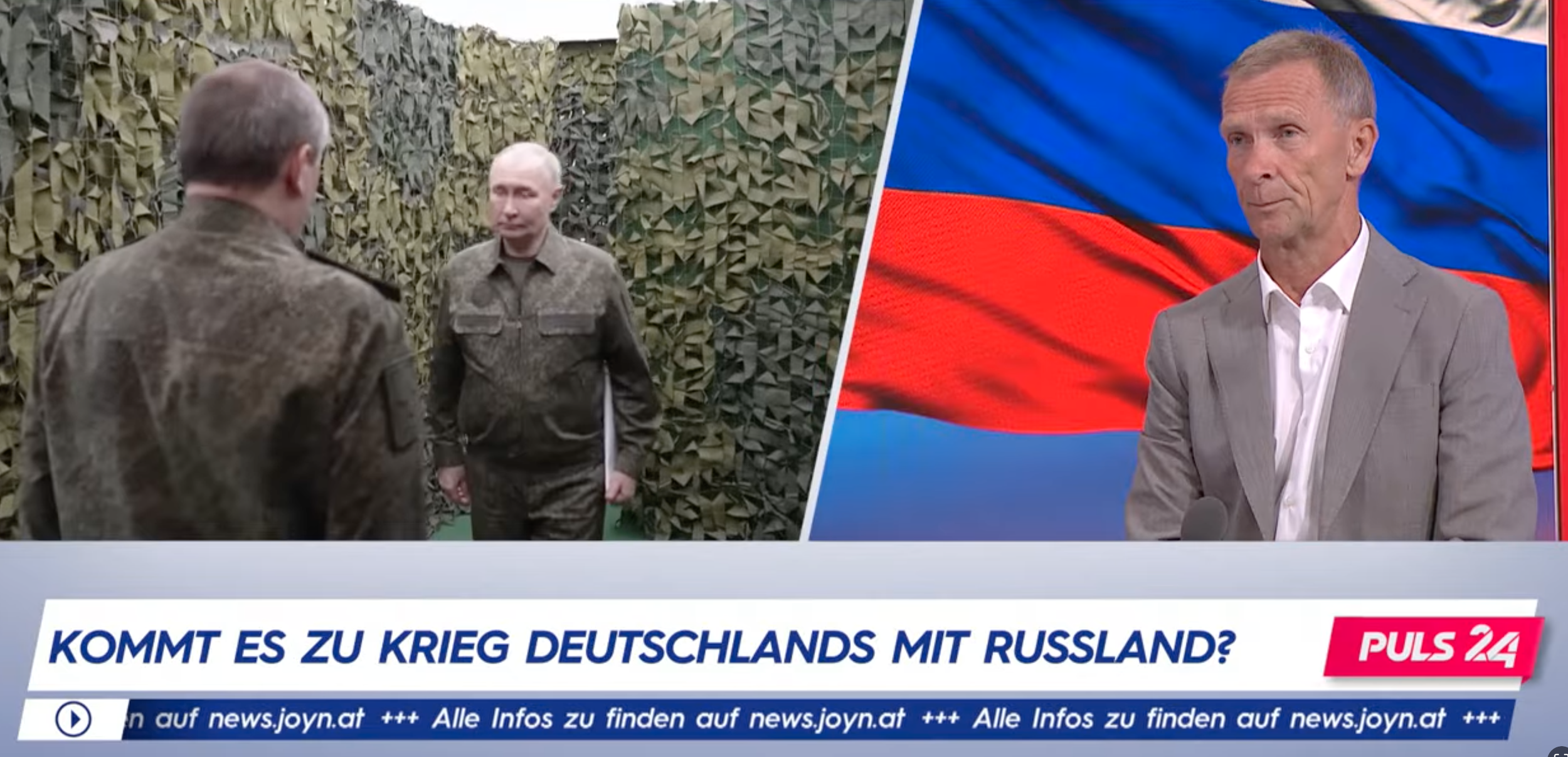 Puls24-Interview: BND warnt vor Russland
