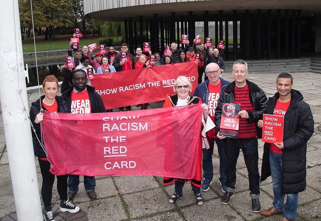 Show Racism the Red Card Our Biggest Wear Red Day Yet. Thank You! WRD22