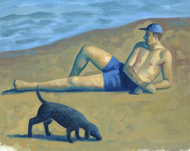 SOLD | RECLINE 2, STUDY Oil on Canvas