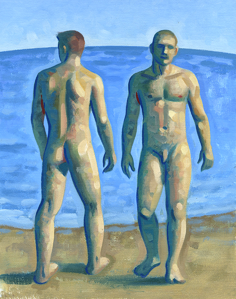 SOLD | WALKER, STUDY Oil On Canvas