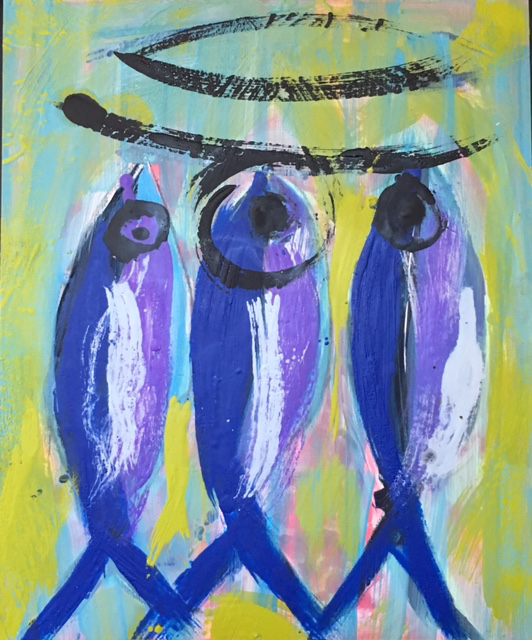 THREE EYED JACK II, 24" x 20"
