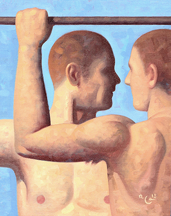 SOLD, ANATOMY STUDY 45, 8" x 10", OIL ON CANVAS BOARD