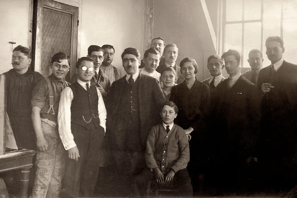 Fernand Bussière and his team in 1927