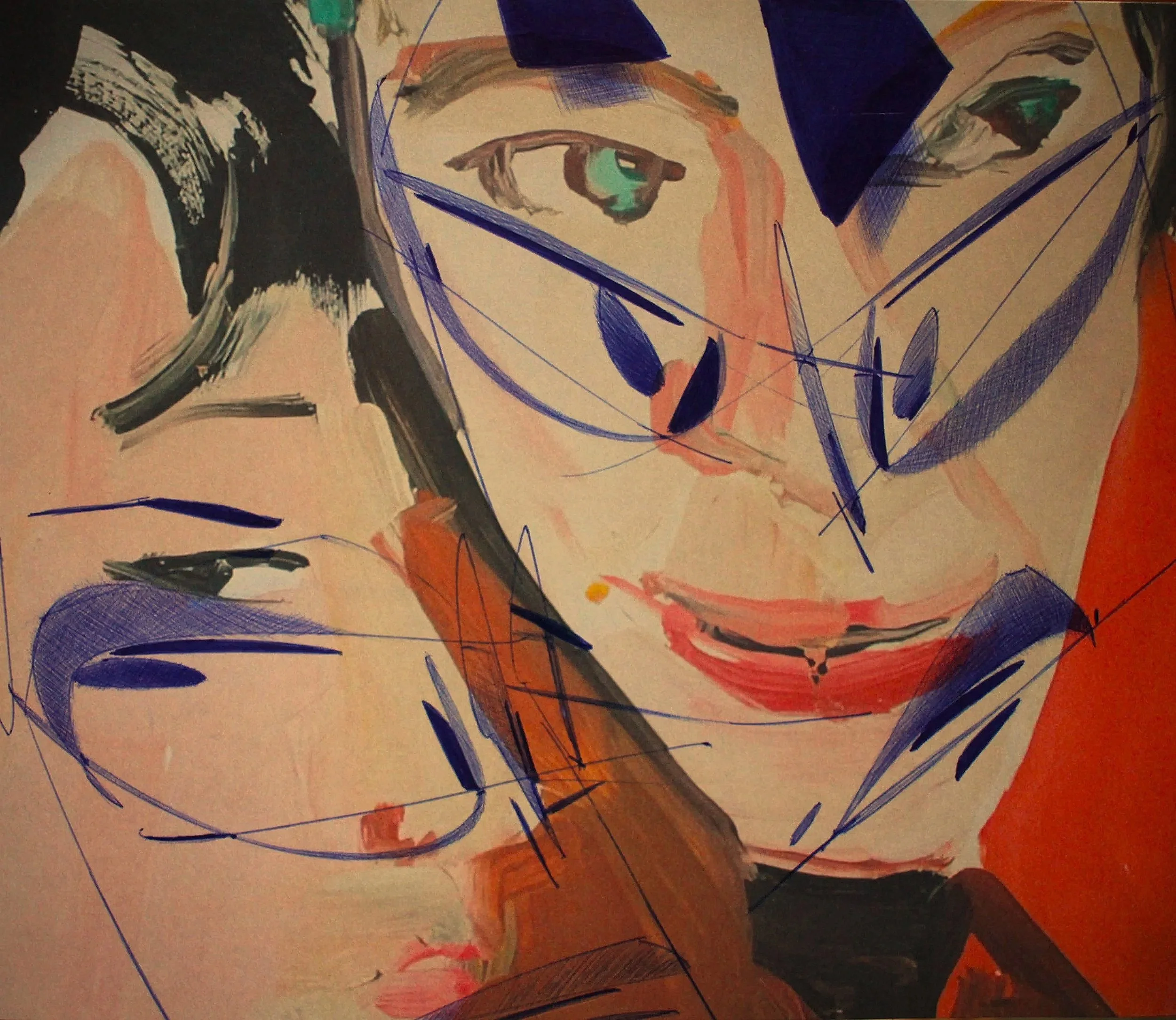With Chantal Joffe