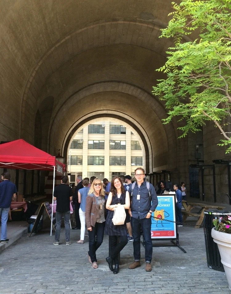 Nanci Solomon from Rala, Joy O'Shell from the Knoxville Entrepreneur Center, and David Harman from Native Maps.