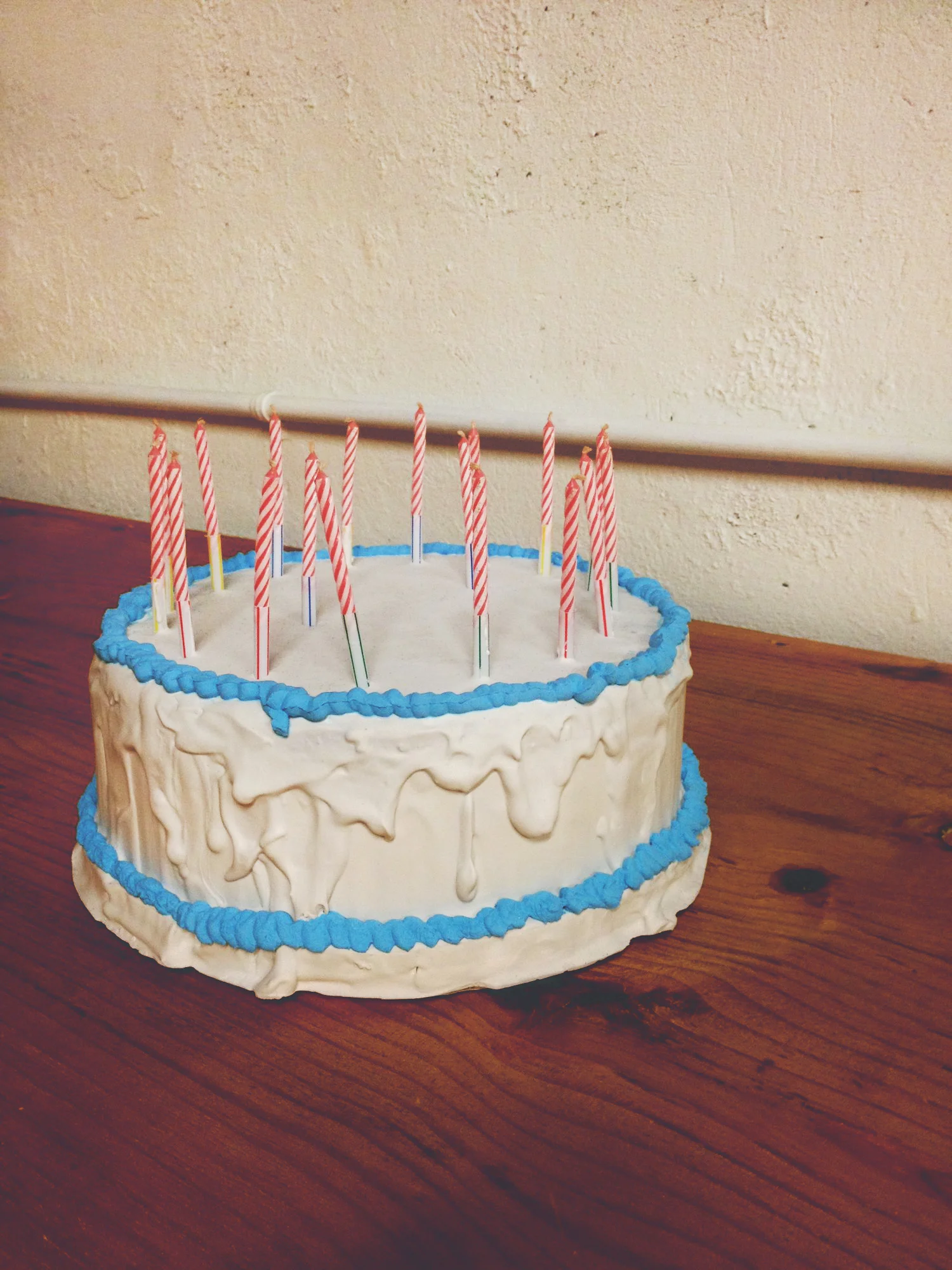 Next to Normal performed by Southern Rep. Birthday Cake. Plaster, Candles.