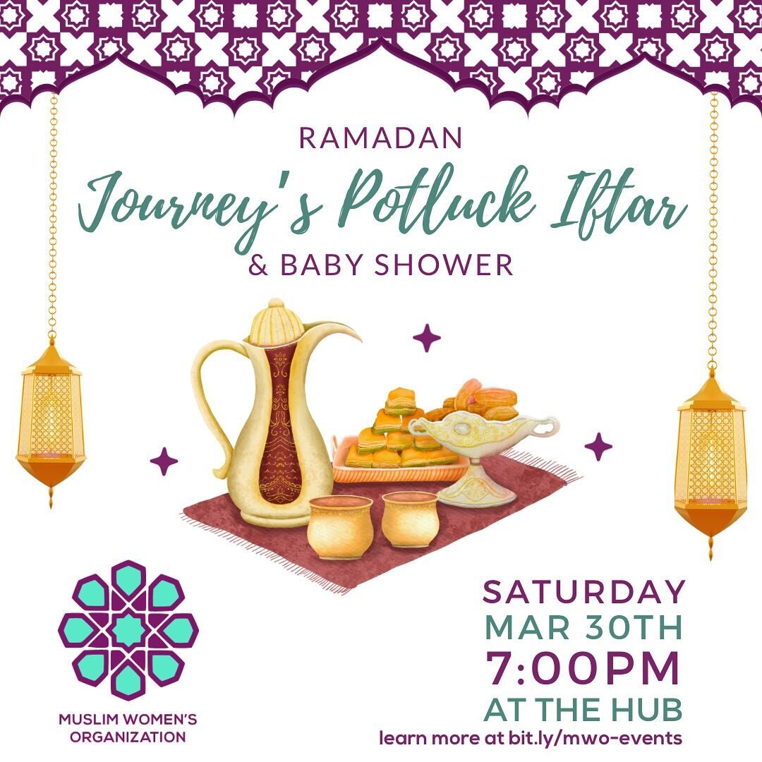 For many converts/reverts, Ramadan can be lonely without family to pray or break fast with. 

Join us for a potluck Iftar at The Hub with our Journey&rsquo;s Convert Connection sisters! Please bring a sweet or savory item to share, or a beverage!!

W