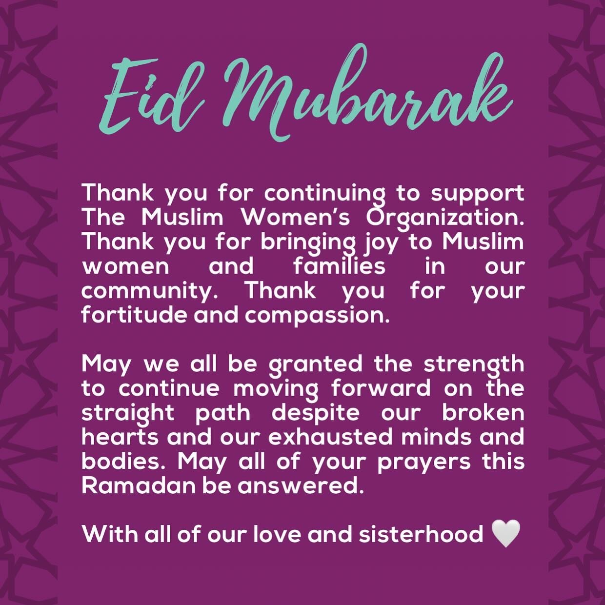 Eid Mubarak! We hope you have found time for rest and joy in these Eid days. 

Alhamdulillah our hearts were filled seeing you and your families at @eidorlando - we&rsquo;re always so happy to have time together. 

Thank you to everyone who donated t