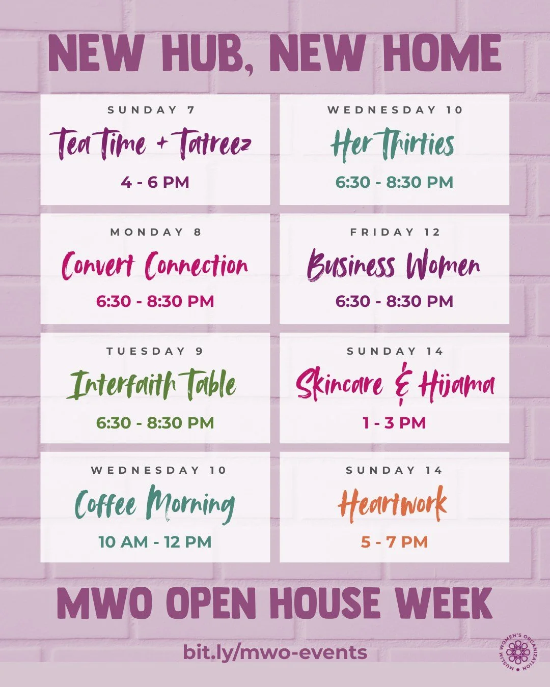 This lineup is 🔥🔥🔥

Have you registered for any of our Open House events yet? Sound off in the comments and let us know which ones you're looking forward to! We're SO excited to welcome you into the new HUB with this kickoff week of exciting progr