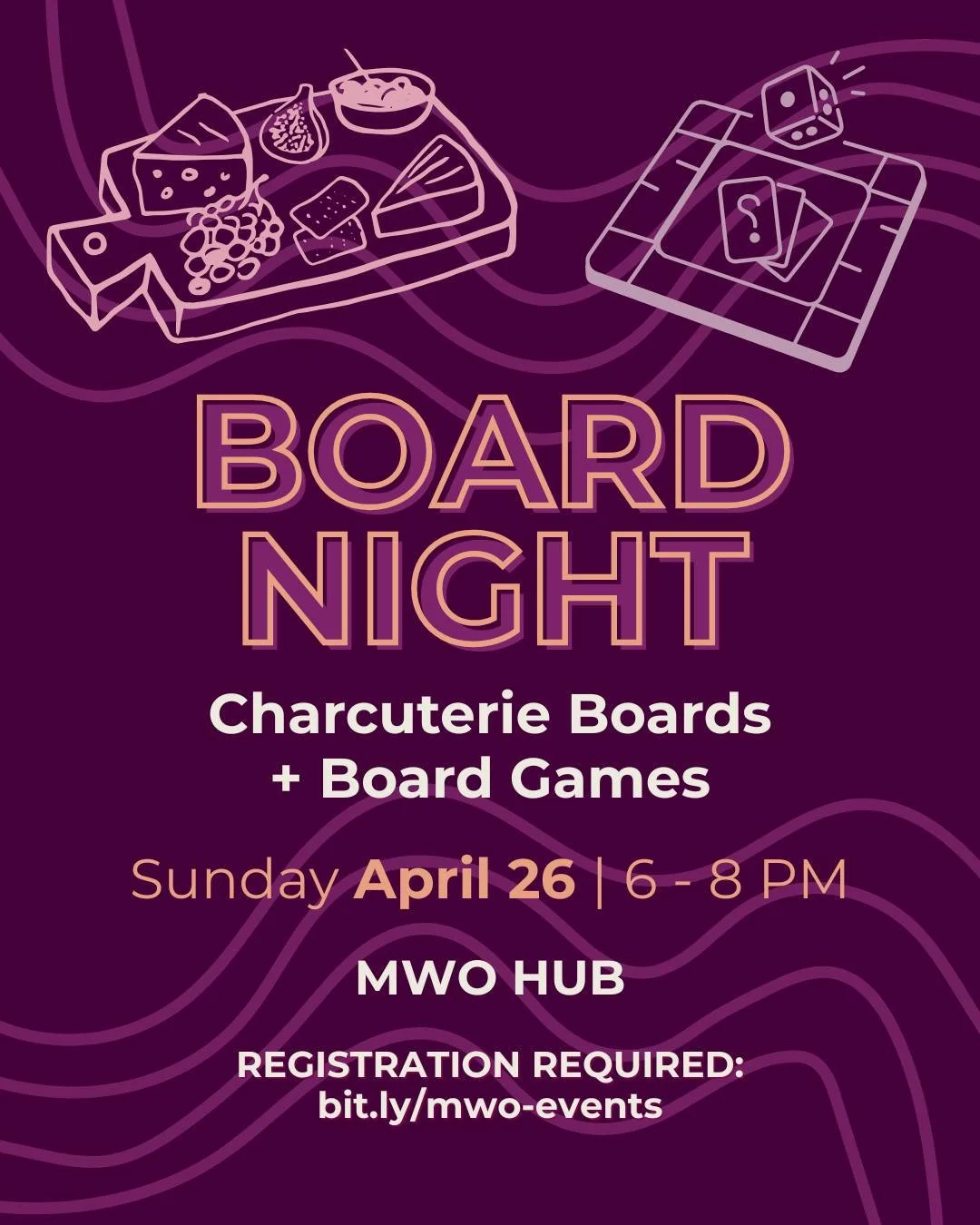 Game on!

Back by popular demand: Board Night! Our last Board Night was a memorable hit: delicious bites, friendly competition, and abundant laughter. We can't wait to see (and taste) your creatively themed charcuterie boards and your competitive spa
