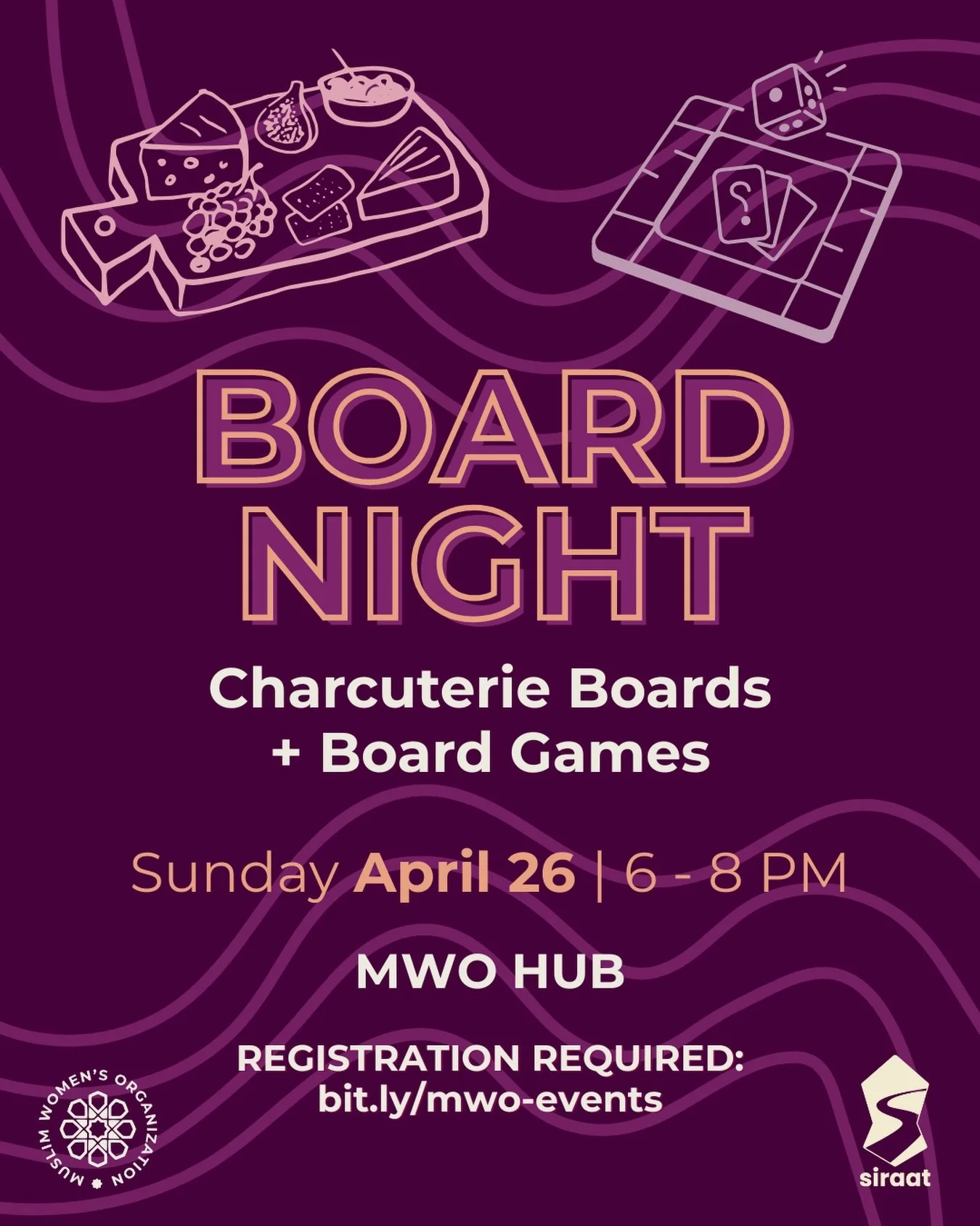 Game on!

Back by popular demand: Board Night! A collaboration with @siraatcommunity 

Our last Board Night was a memorable hit: delicious bites, friendly competition, and abundant laughter. We can&rsquo;t wait to see (and taste) your creatively them