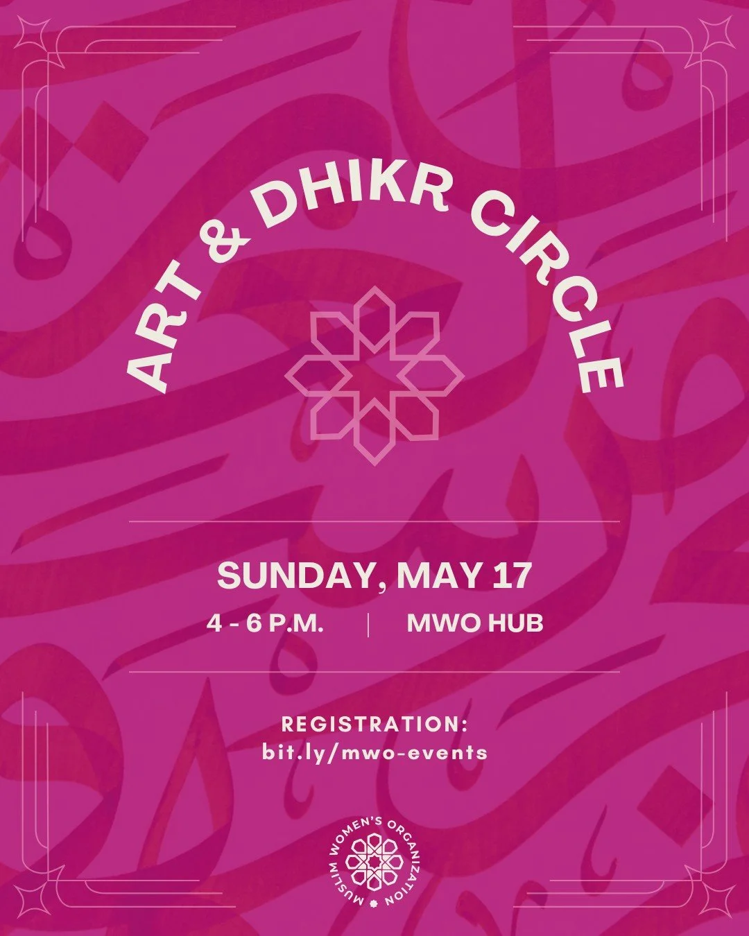 Join us for a sacred circle of art and devotion as we remember Allah by His Beautiful Names. 

This is a quiet and reflective space for women who are seeking to strengthen their spiritual connection to God.

Register: Link in bio