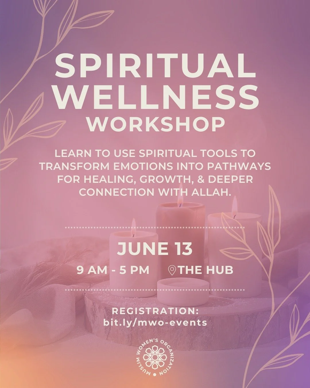 Join our Hakima, Amany Shalaby, in this transformative workshop day on Satruday, June 13th. This is a journey you don't want to miss.

Don't miss out on Early Bird registration - sign up today! 

Register: bit.ly/mwo-events