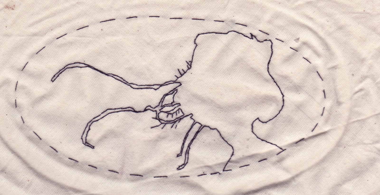 Thread in muslin