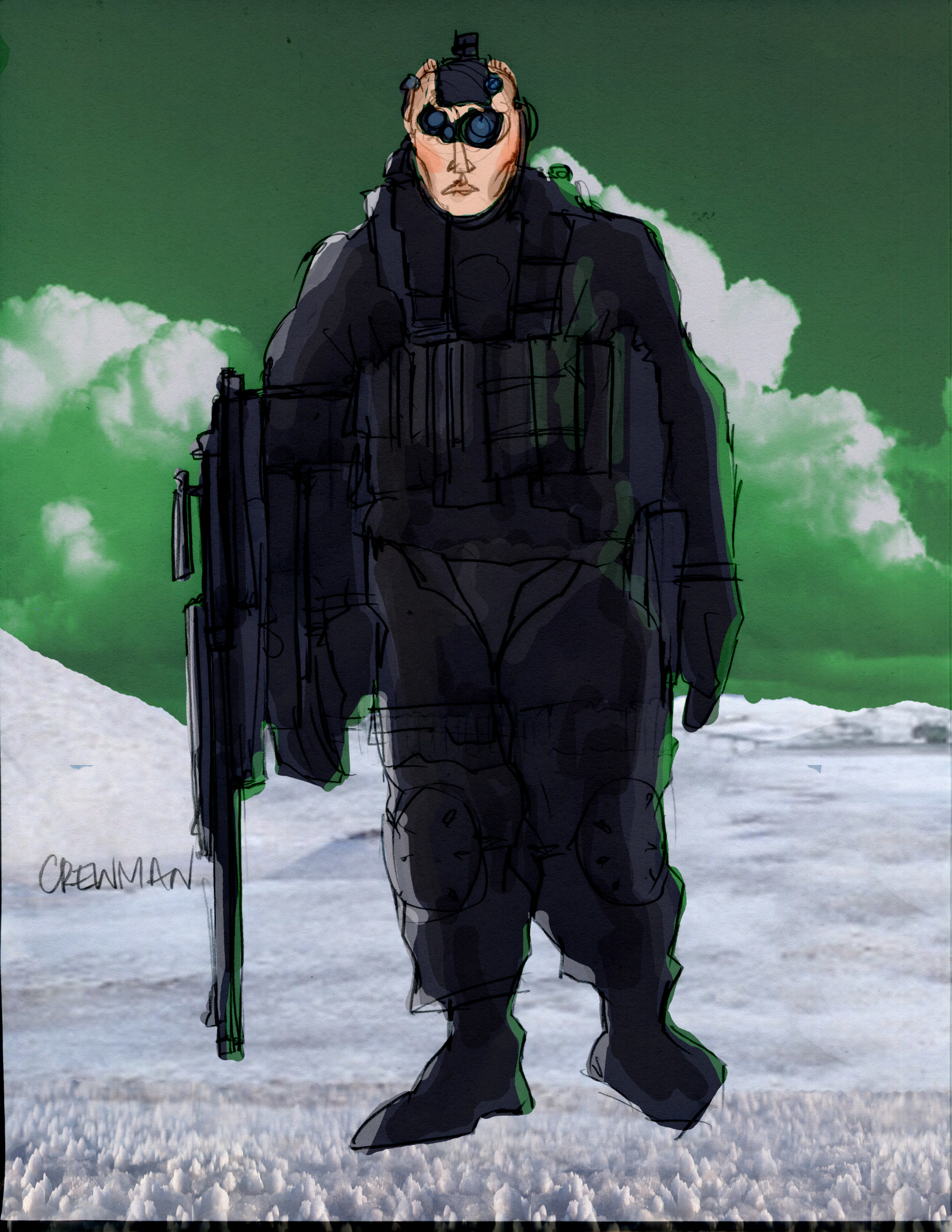Crew, battle gear