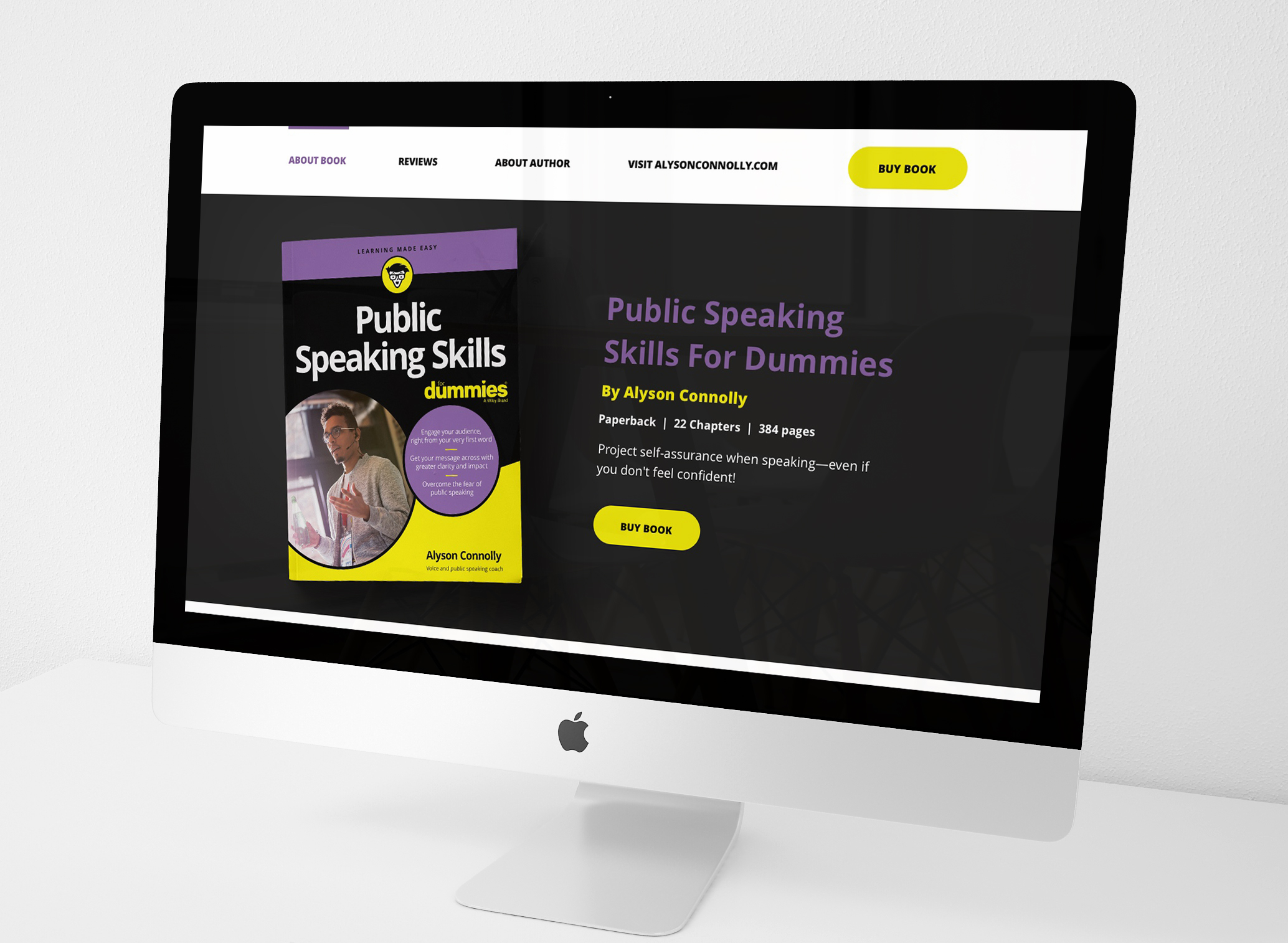 Alyson Connolly Book Website Design