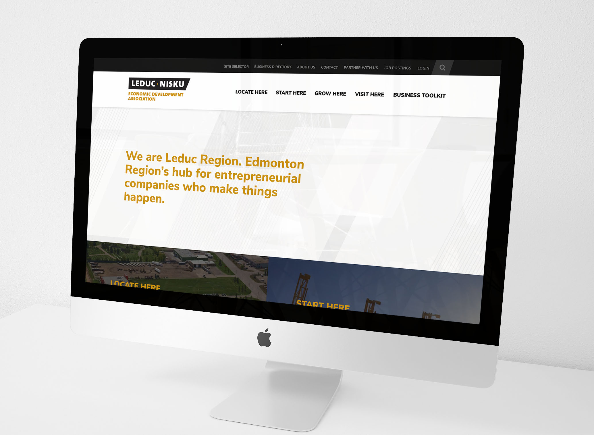 Leduc-Nisku Economic Development Association Website Design and Development