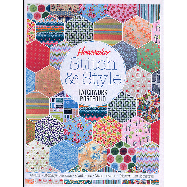 Homemaker Stitch & Style Patchwork Portfolio Cover