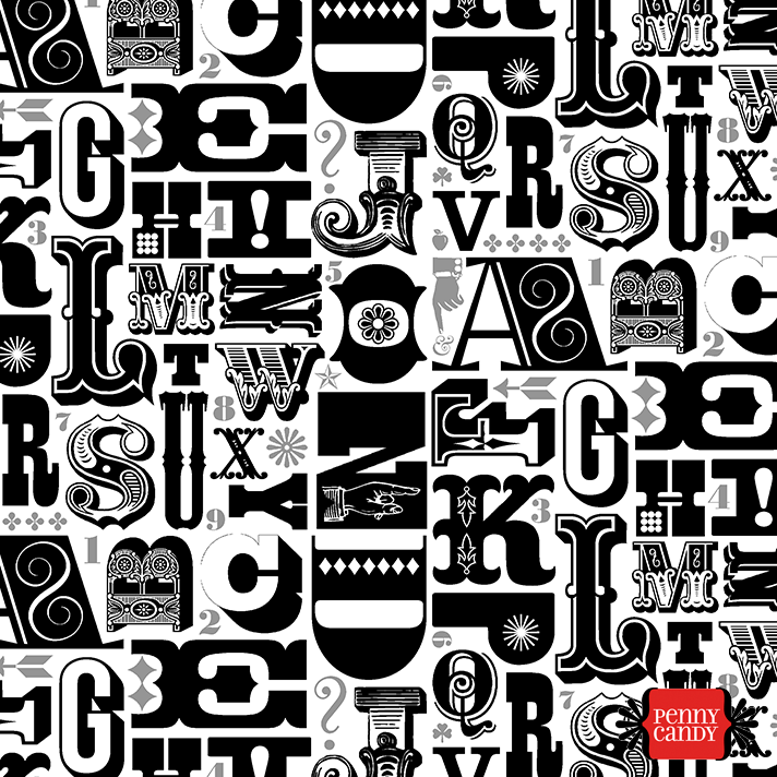 Woodtype Alphabet