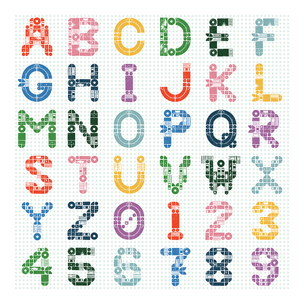 Make Print the Alphabet Using Lego Tiles — Penny Candy Handmade