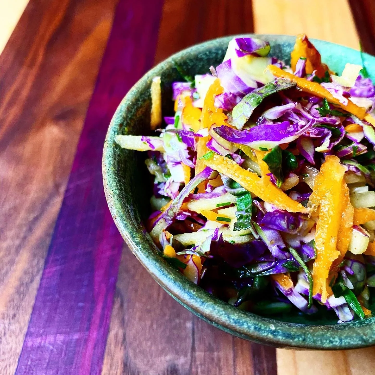 Brussel Sprout and Apple Slaw