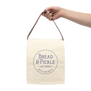Lunch Tote for Kids Kids Snack Bag Organic Canvas Bag 