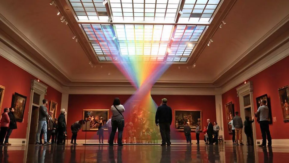 Rainbow Installation by Gabriel Dawe