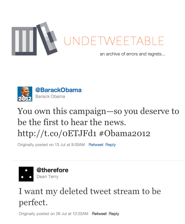 Undetweetable