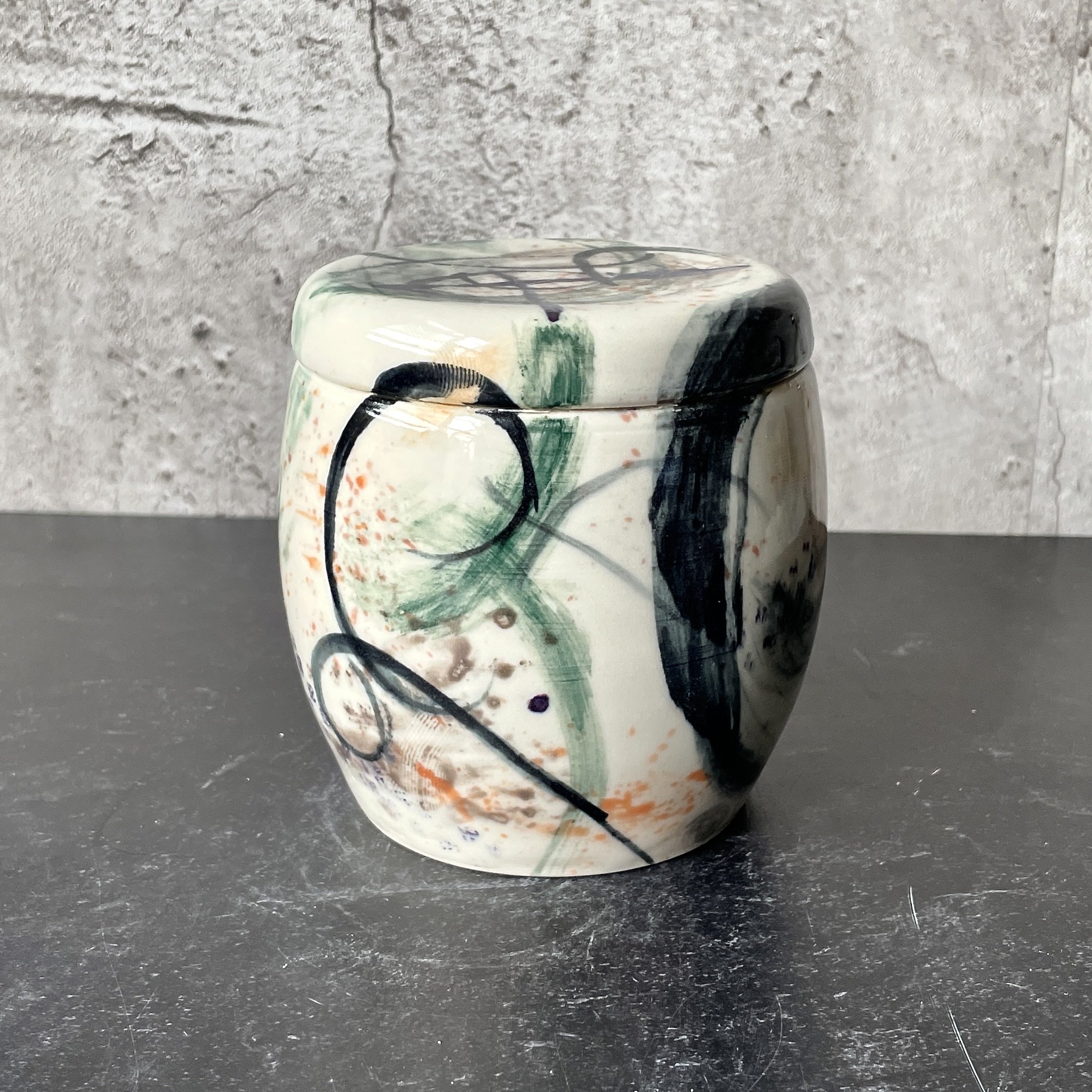 Handmade Porcelain Stash Jar