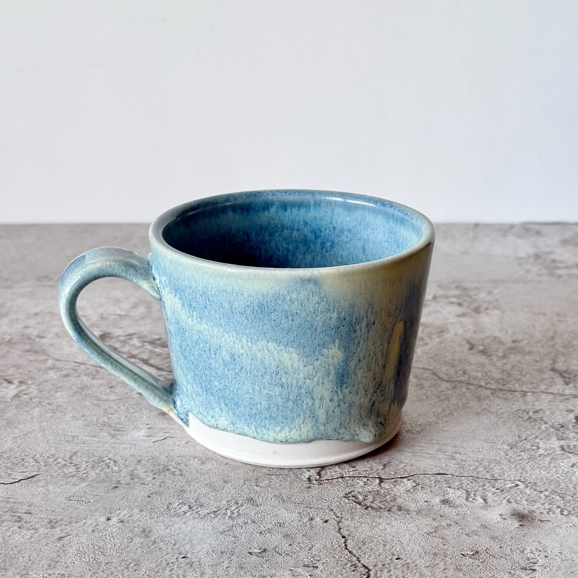 Drippy Sun and Sea Porcelain Diner mug