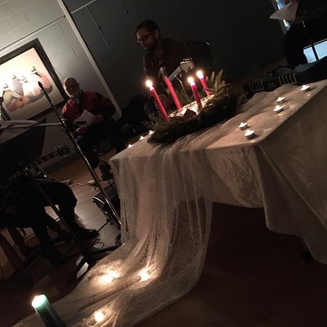 A lovely, Spirit-filled taizé service hosted by @sarahdeshields and @kevindeshields.
