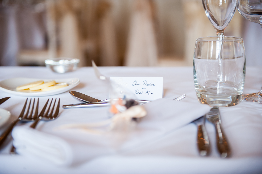 Name tag on table