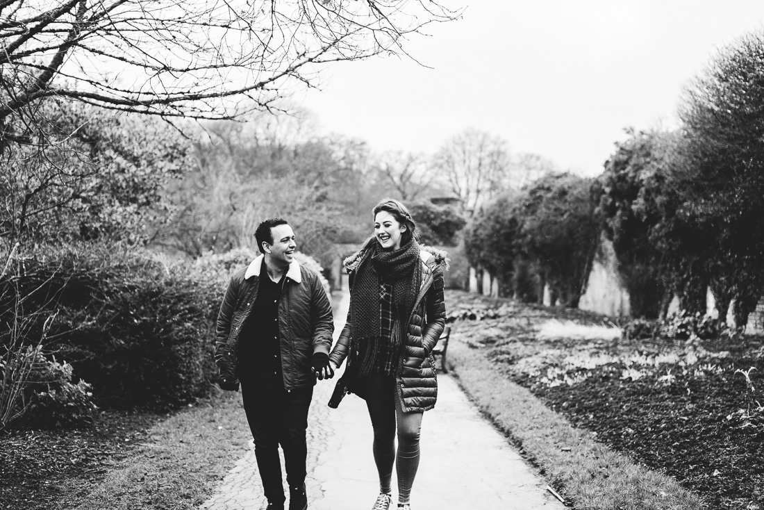 Black and white lifestyle photograph