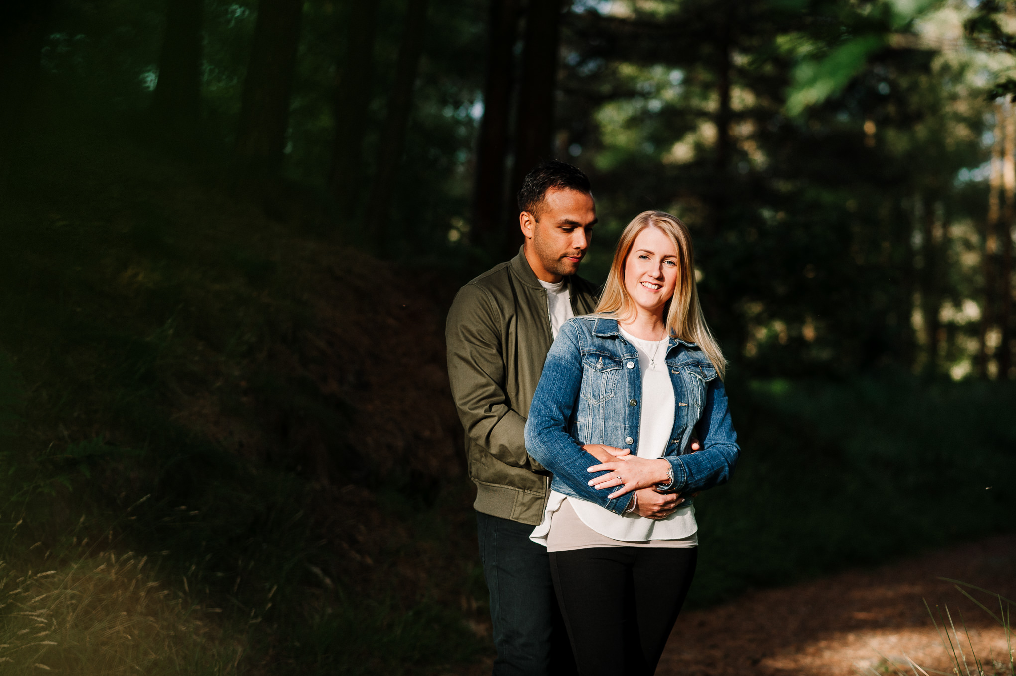 Natural photo of couple laughing. Lancashire lifestyle photography. 