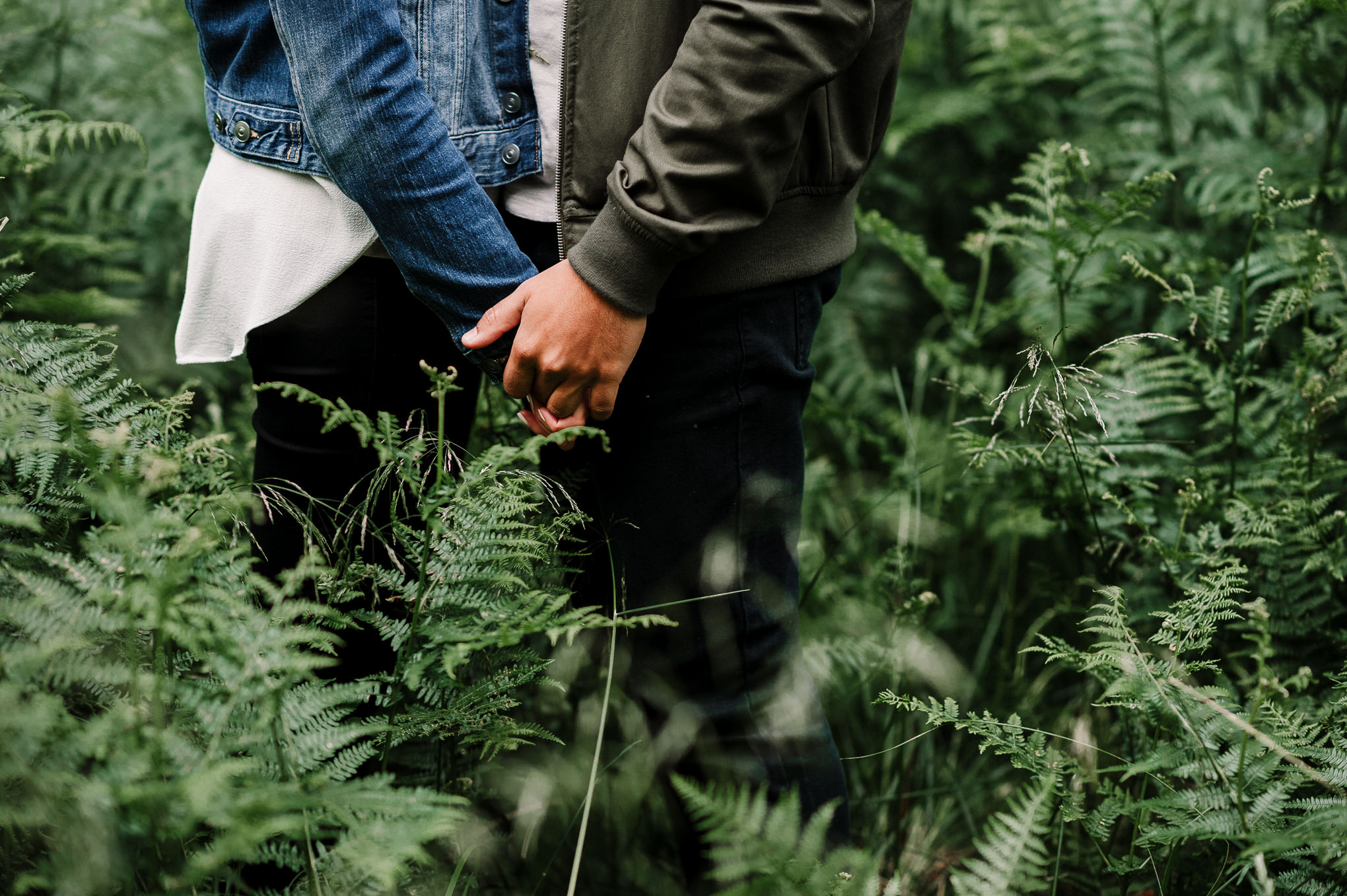 Holding hands, a close up shot. Natural photography, Lancashire